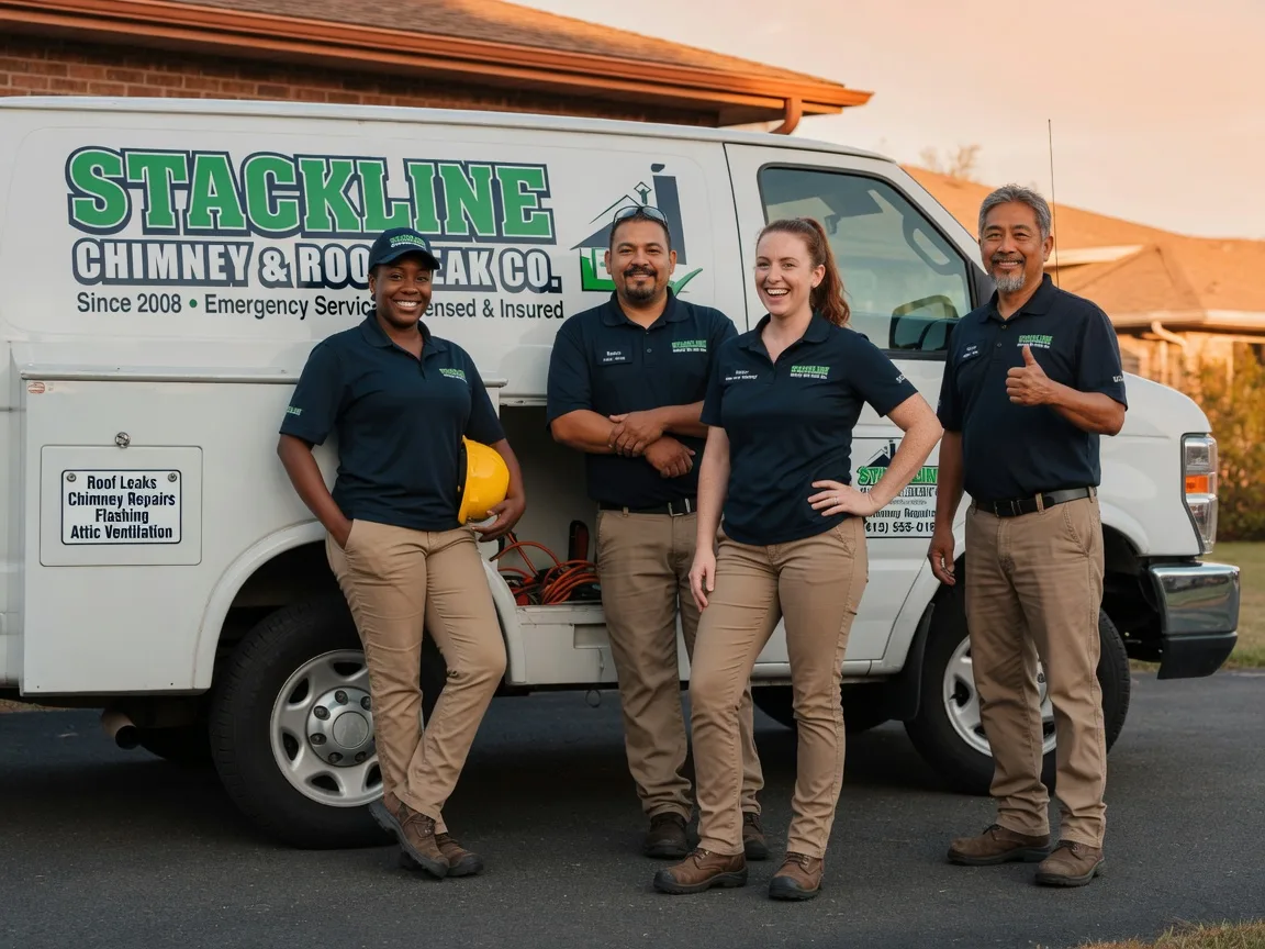 Chimney flashing repair company in Eola, TX